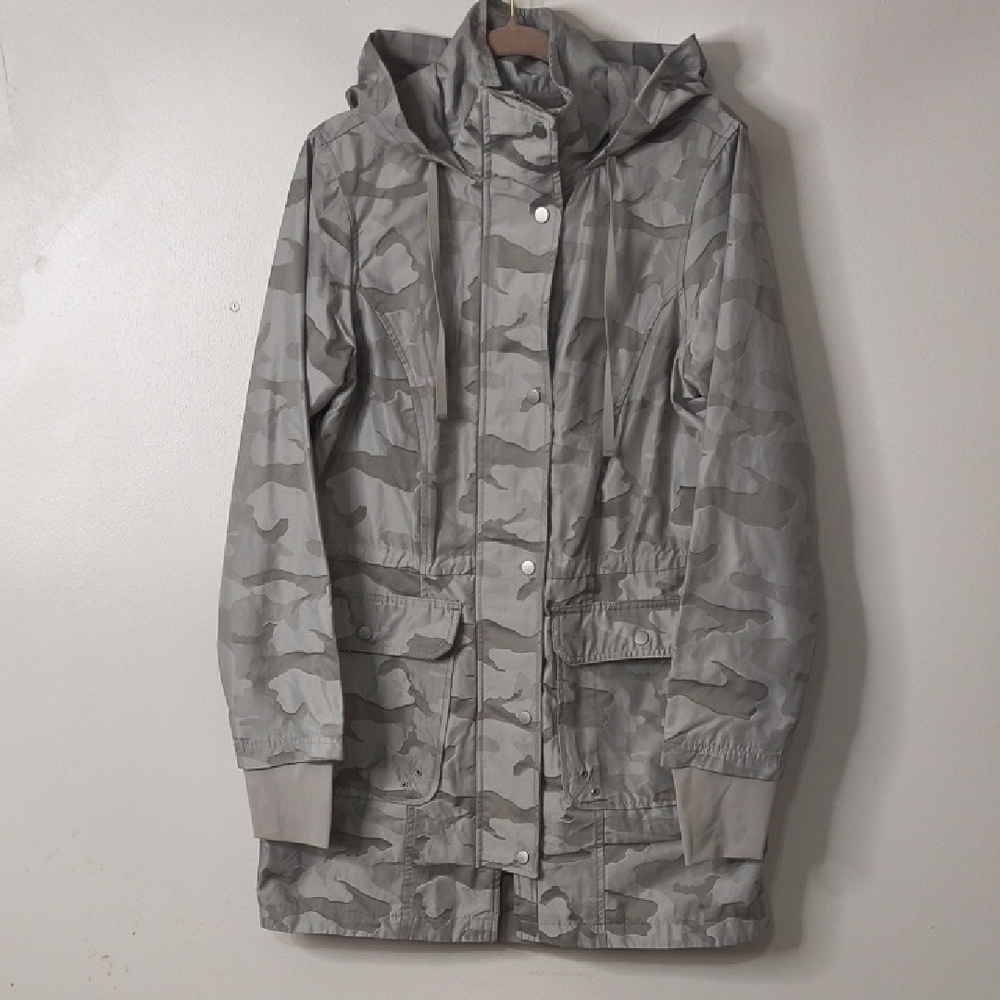 Athletic Works Gray Camouflage Utility Jacket